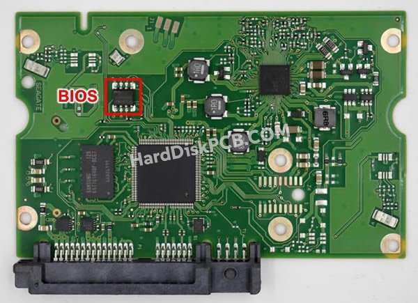 Etapas para trocar o chip do BIOS 100656494 placa eletrónica HD Seagate