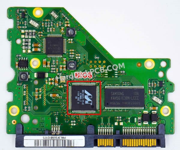 Etapas para trocar o chip do BIOS BF41-00359A placa eletrónica HD Samsung