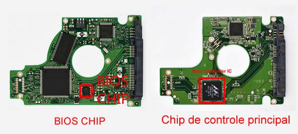 disco rígido pcb bios chip